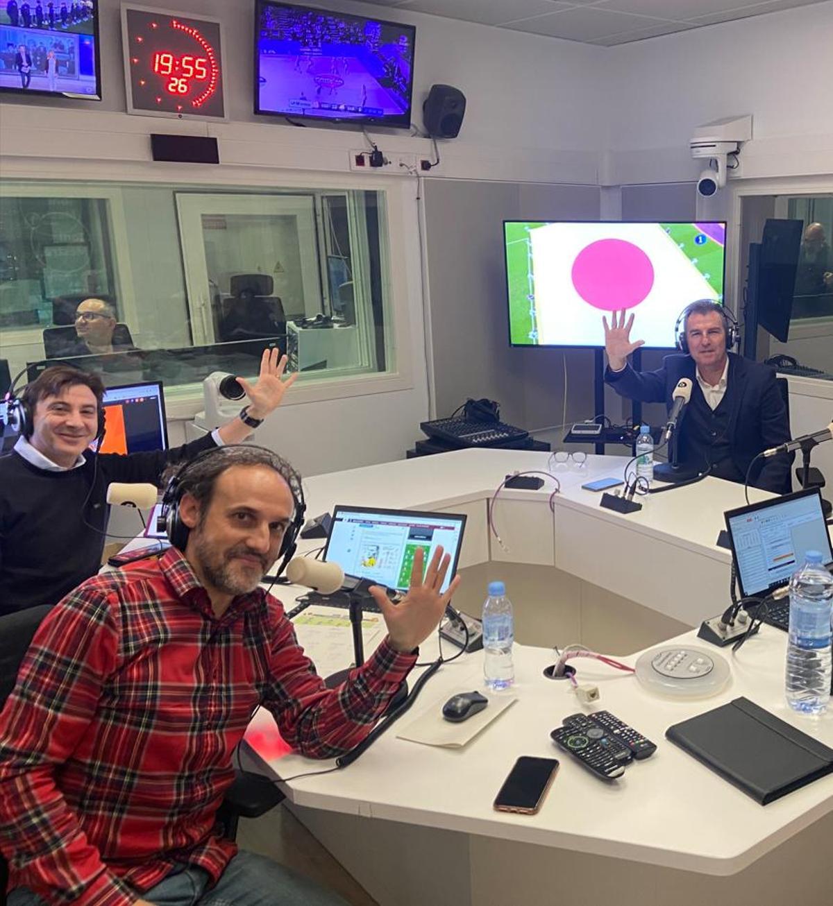 César Escribano, Robert Fernández y Raül Pina