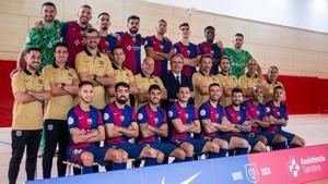 El Barça se hizo la foto con Aureli Mas y con los lesionados