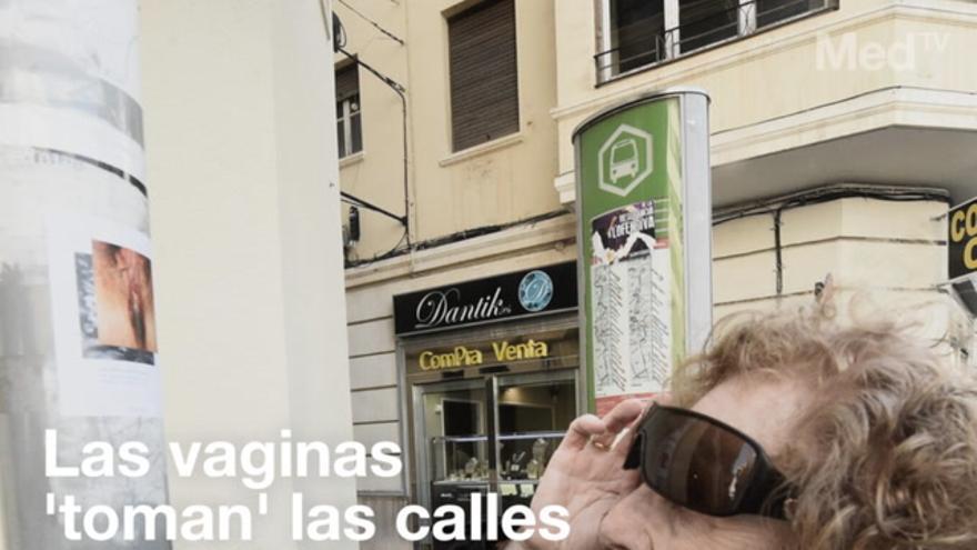 Las vaginas 'toman' las calles de Castellón