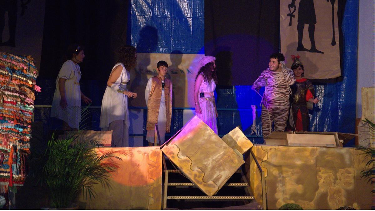 Un momento de la obra de Musicalia 2026 'El secreto de Egipto'
