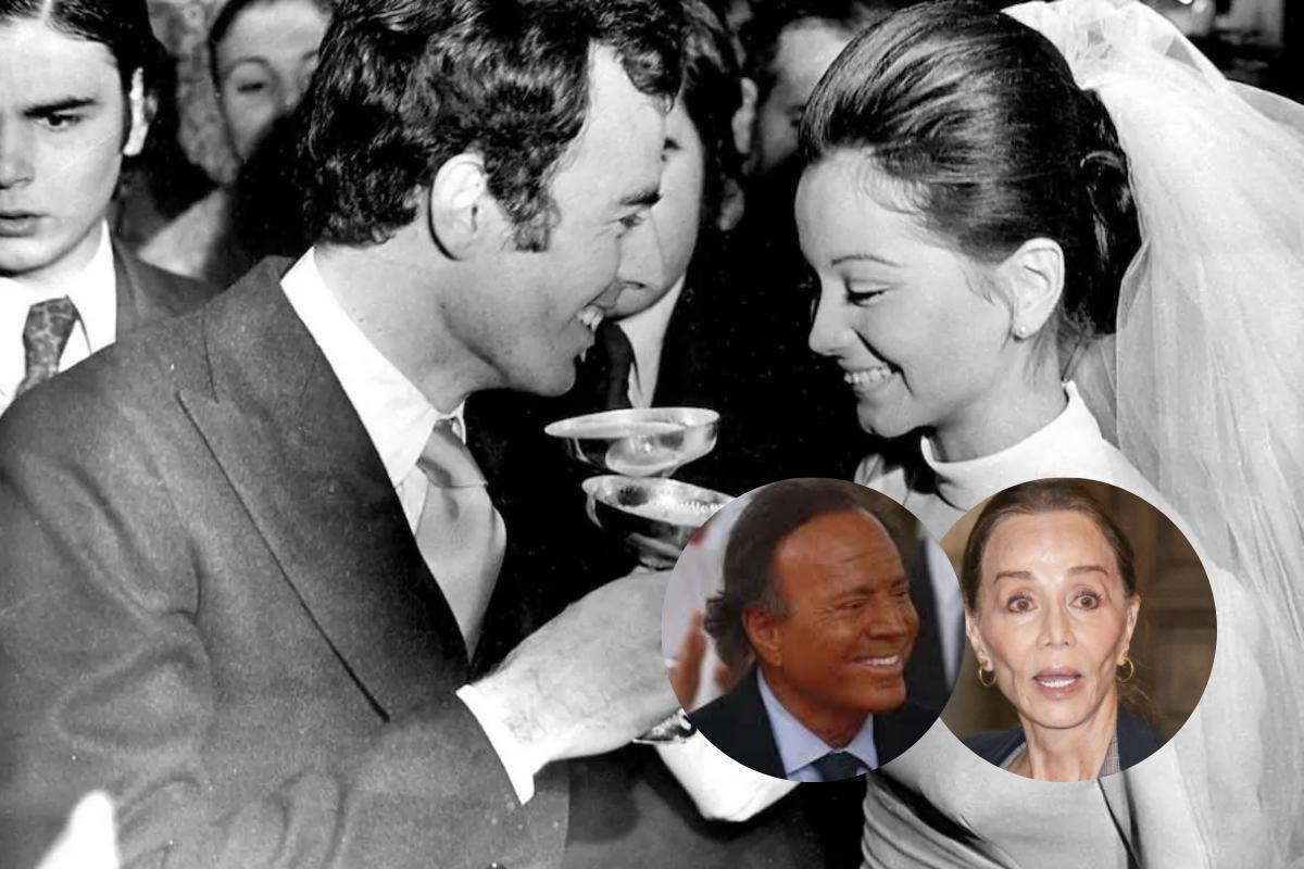 El cantante Julio Iglesias se casó con Isabel Preysler en una finca de Illescas, en la provincia de Toledo