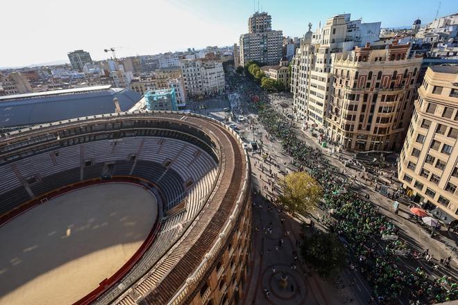 Miles de docentes valencianos vuelven a la calle para exigir una Educación Pública digna