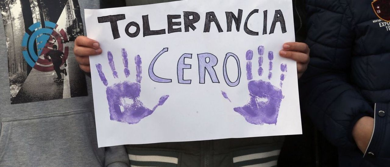 Manifestación contra la violencia sexual, en una imagen de archivo.