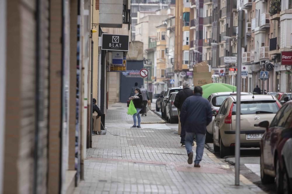 Día de Sant Josep en Xàtiva por el confinamiento por coronavirus