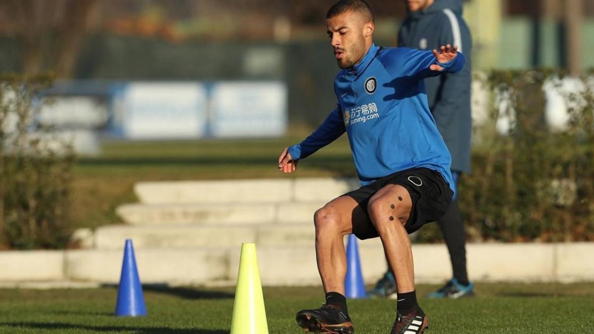 El exazulgrana Rafinha Alcantara, ya se entrena con el Inter de Milan.