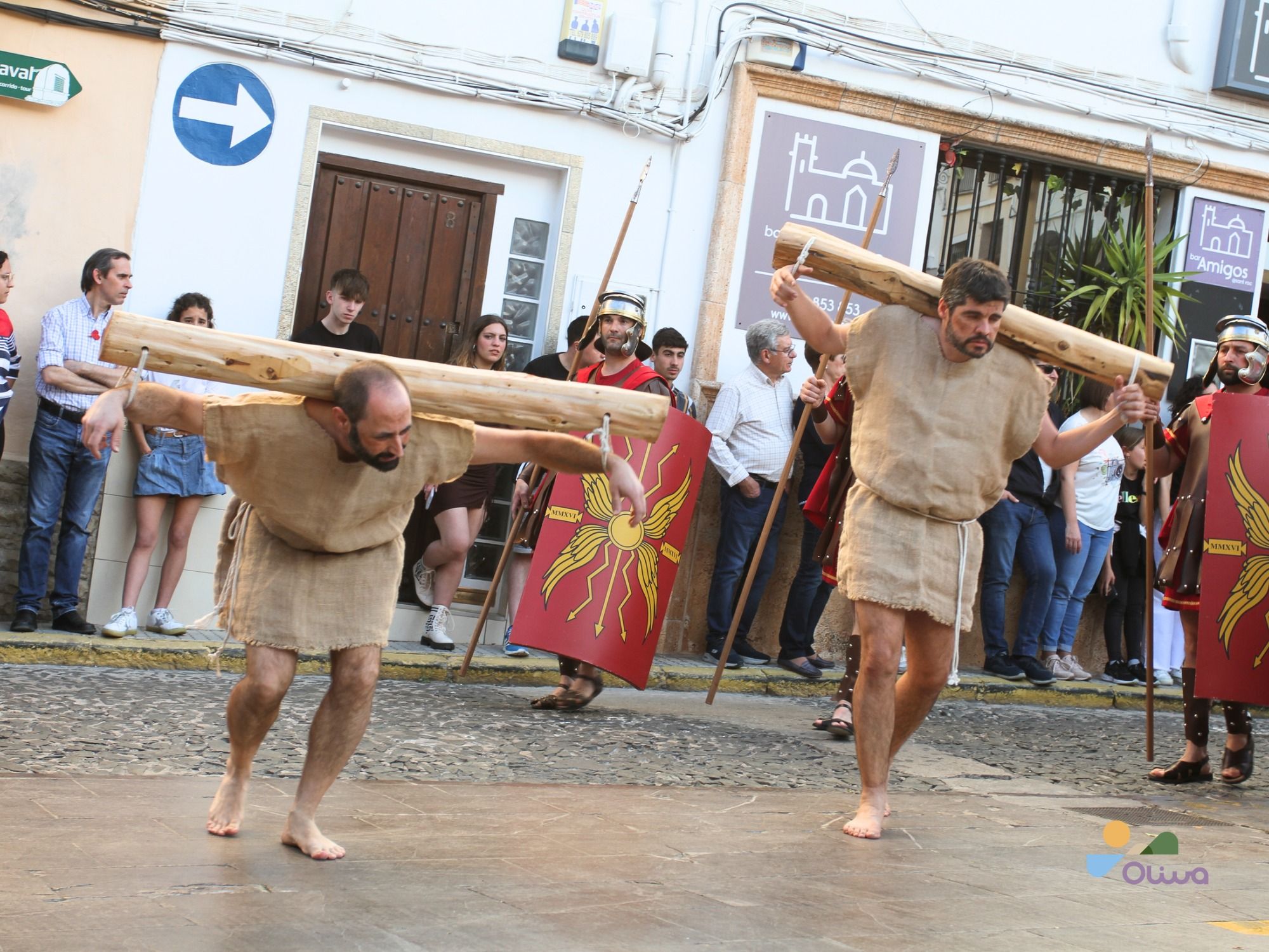 Así ha sido 'la Passió' representada en Oliva este domingo