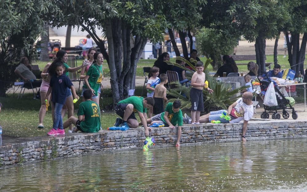 Unos 6.000 festeros disfrutan del tradicional Festival de Paellas en el parque Lo Morant