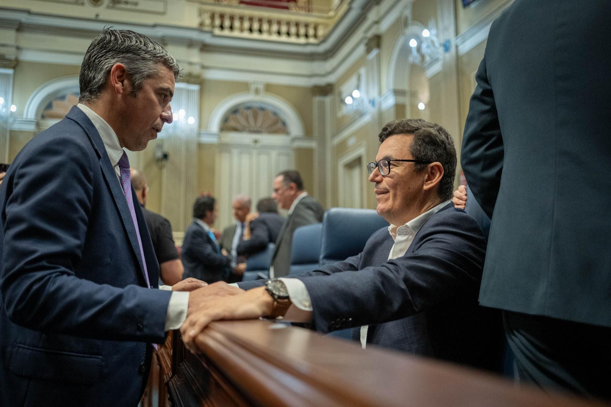 Pleno del Parlamento de Canarias.
