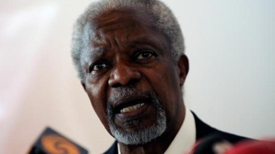 Kofi Annan és l&#039;enviat especial a Síria de l&#039;ONU i la Lliga Àrab