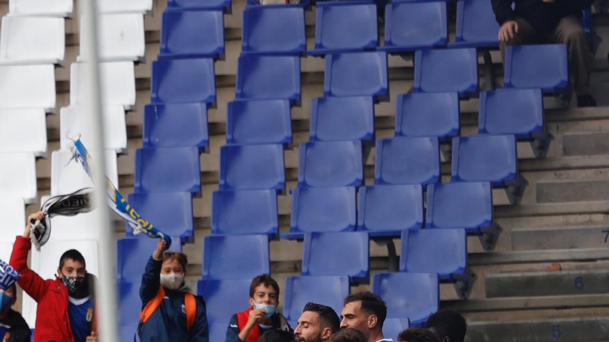 El partido del Oviedo, en imágenes