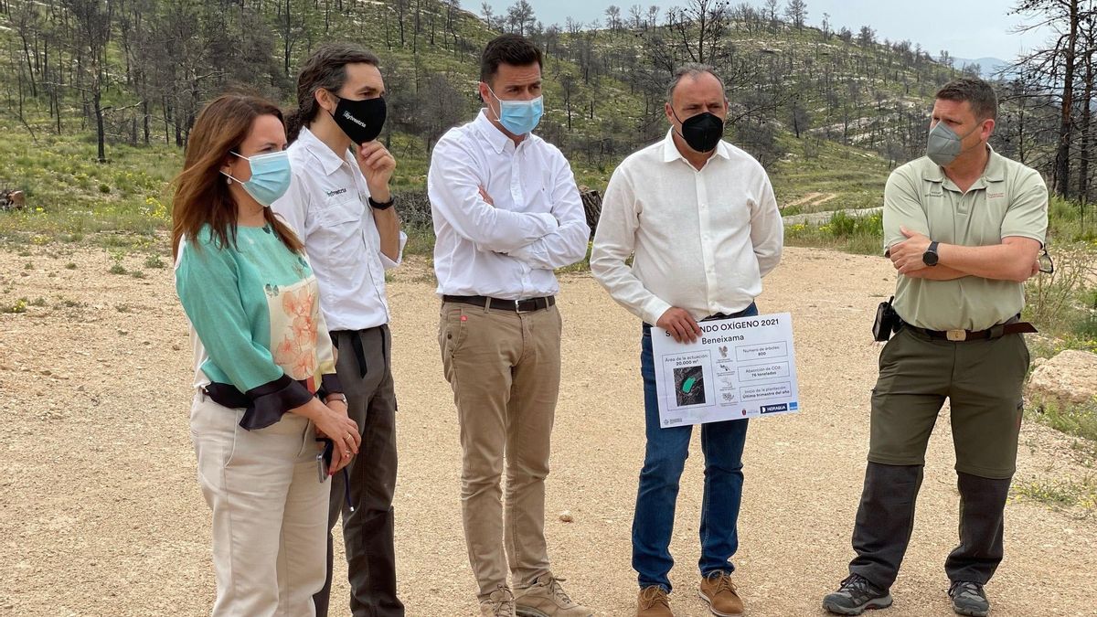 Beneixama, Hidraqua and its foundation, Fundación Aquae, present the project 'Sembrando Oxygen' Beneixama, Hidraqua and its foundation, Fundación Aquae, present the project 'Sembrando Oxygen'