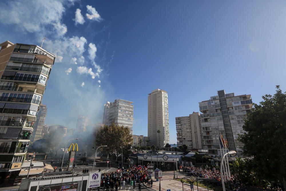 Una traca de 75 kilos para la última mascletà diurna de Benidorm