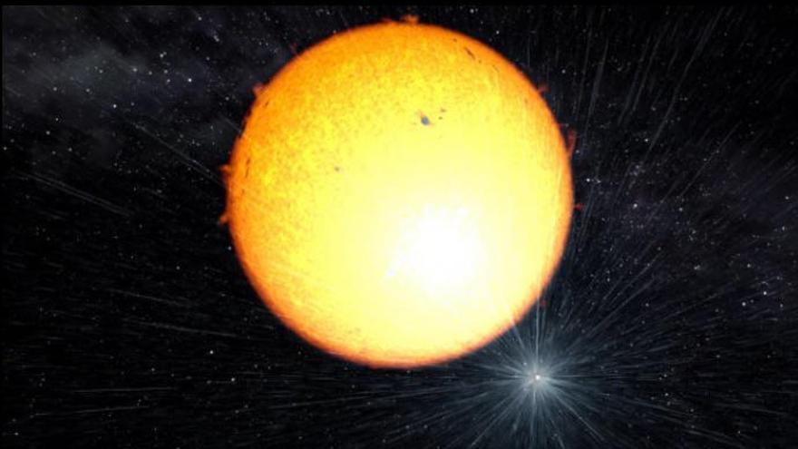 Estrella de neutrones descubierta por el IAC y la UPC.
