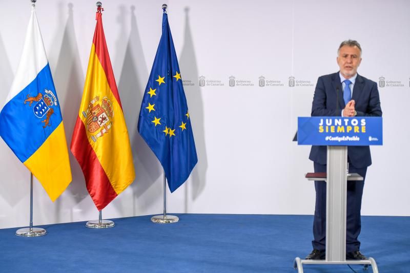 Rueda de prensa de Torres y Darias