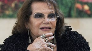 Imagen de archivo de Claudia Carinale en una rueda de prensa en 2017.