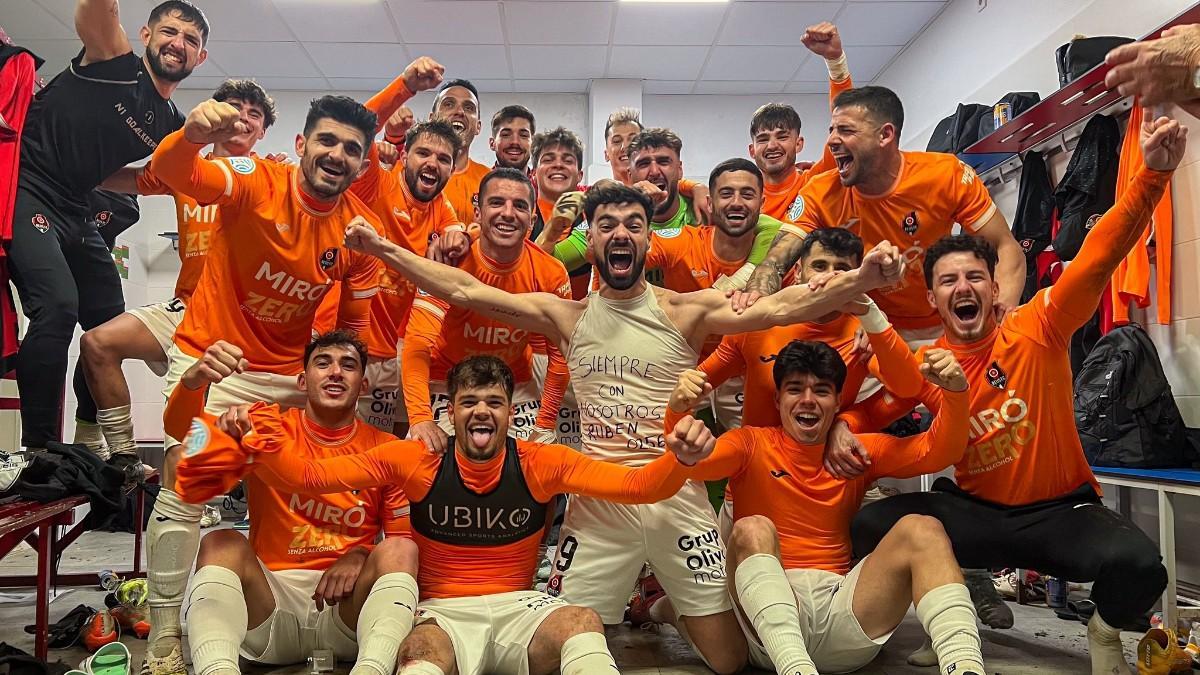 Euforia en el vestuario