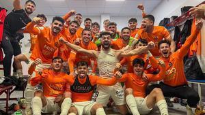 Euforia en el vestuario