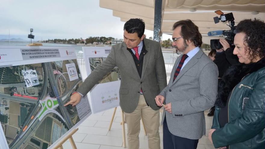 Luengo y Rivera, ayer en la presentación del proyecto.