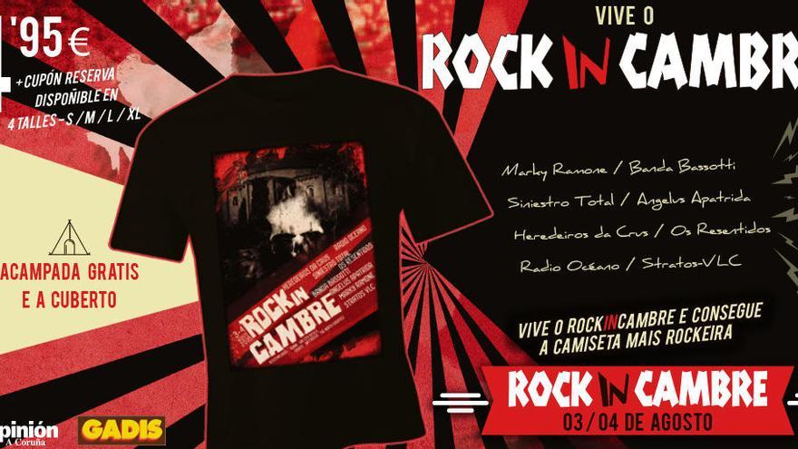 Faite coa túa camiseta do Rock in Cambre 2018