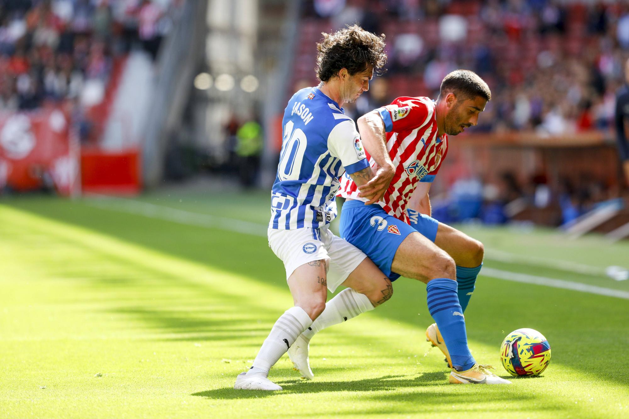 Así fue el encuentro entre el Sporting y el Alavés