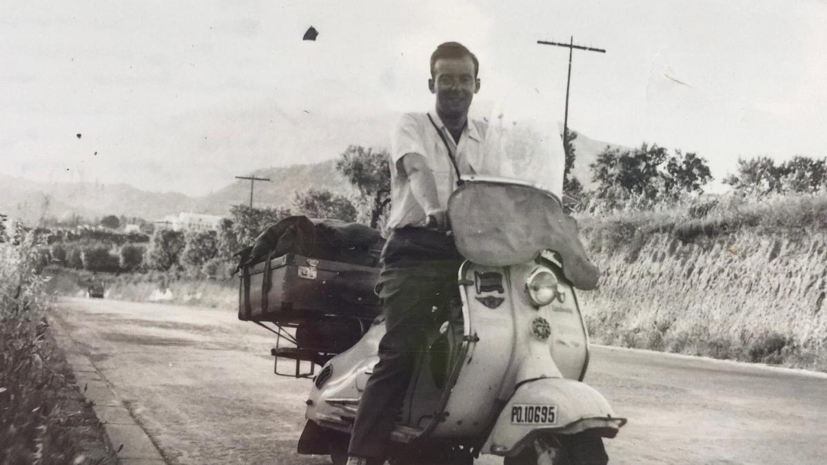 José Carlos Alonso, fundador de Ecoforest, en una fotografía de su juventud.