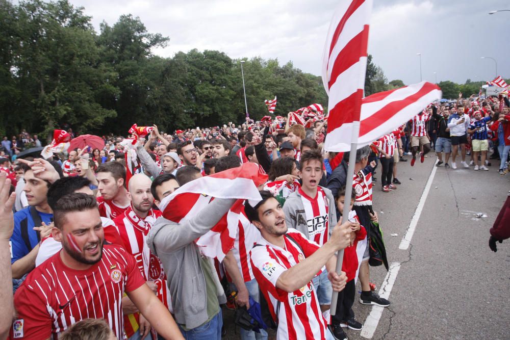 L'afició del Girona a Montilivi