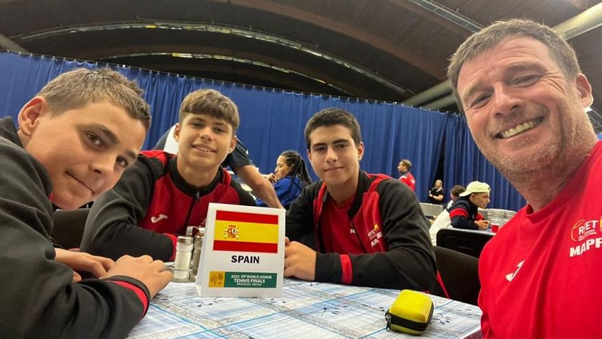 Jaime Alcaraz, en el Mundial sub-14 por equipos con España