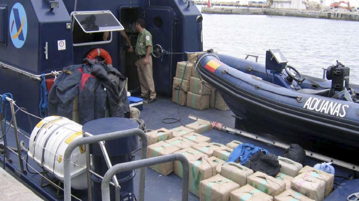Vigilancia Aduanera de Cádiz en una operación contra el narcotráfico