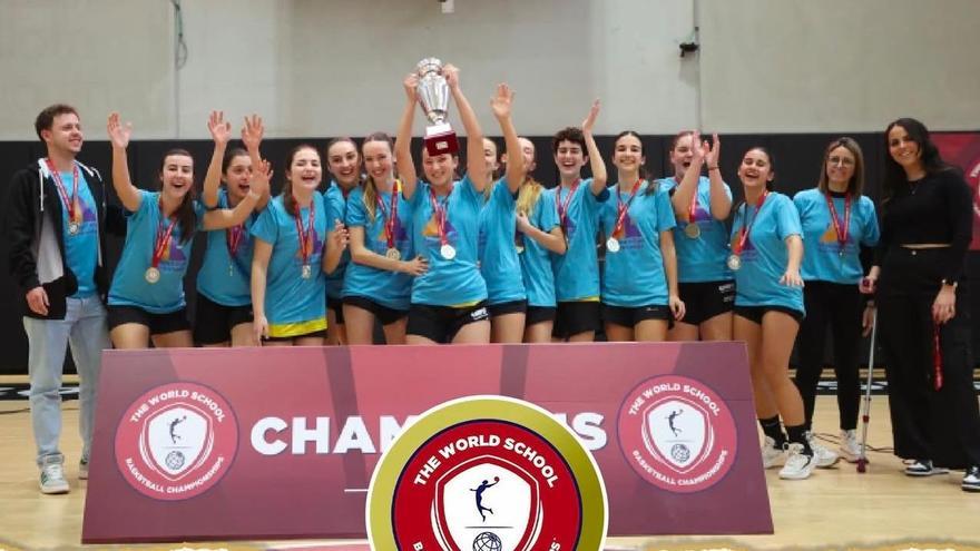 El IES Jaume II el Just de Tavernes, campeón de los Juegos Mundiales de Baloncesto Escolar