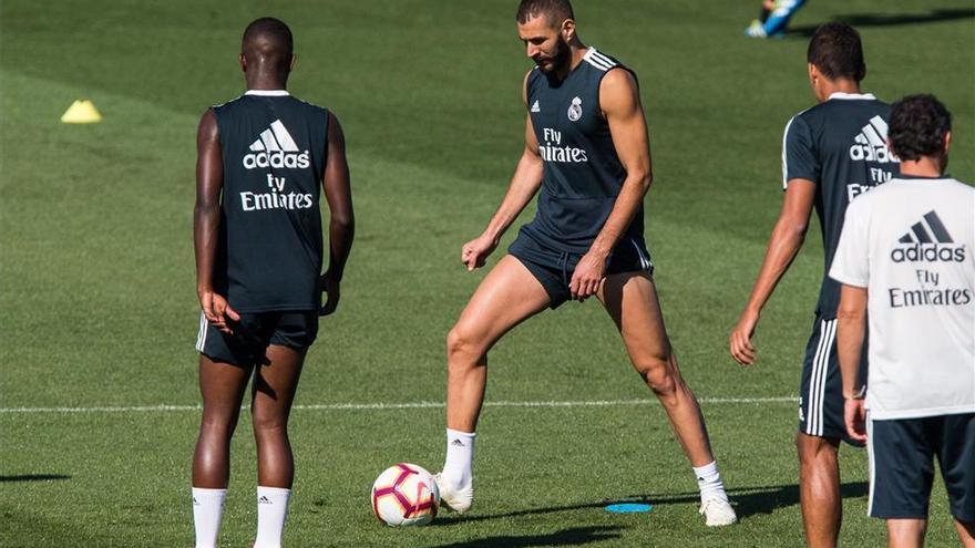 Benzema se une a los entrenos del Real Madrid