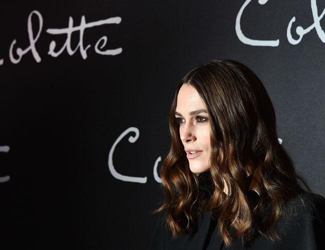Keira Knightley en el estreno de la película 'Colette' en París