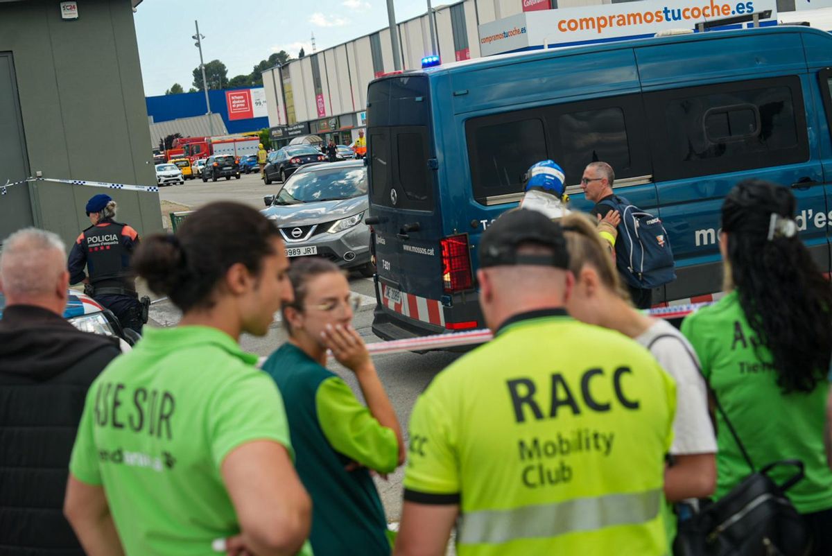 Un muerto por el derrumbe en el Centro Comercial de Sabadell
