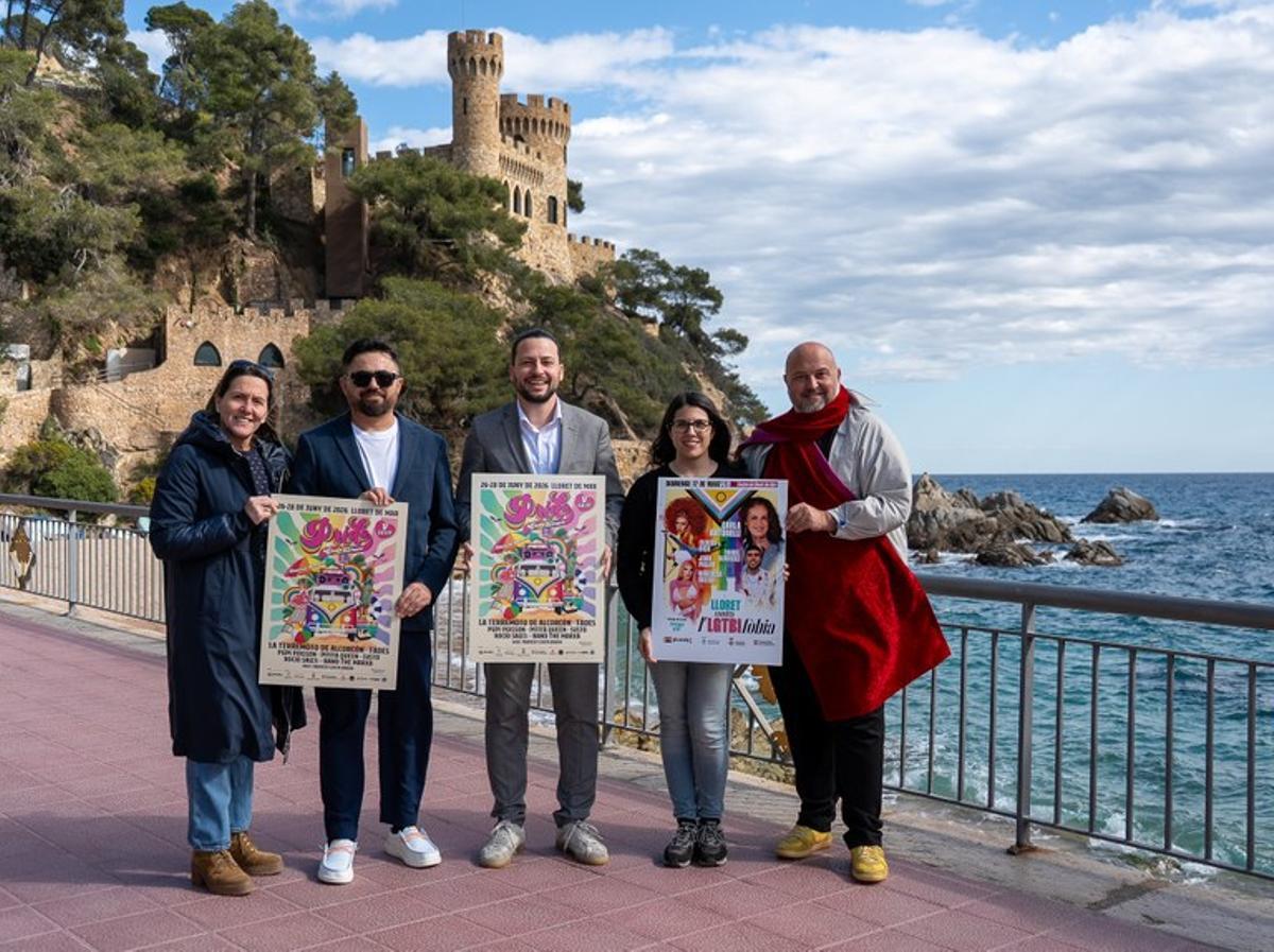 La presentació del cartell oficial la cinquena edició del Pride Costa Brava.