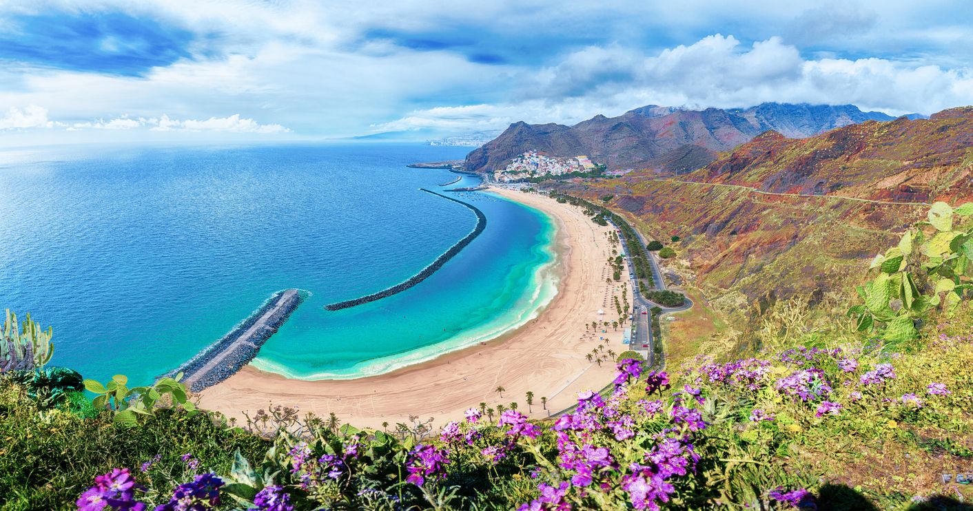 La playa de Las Teresitas es perfecta para ir con niños.