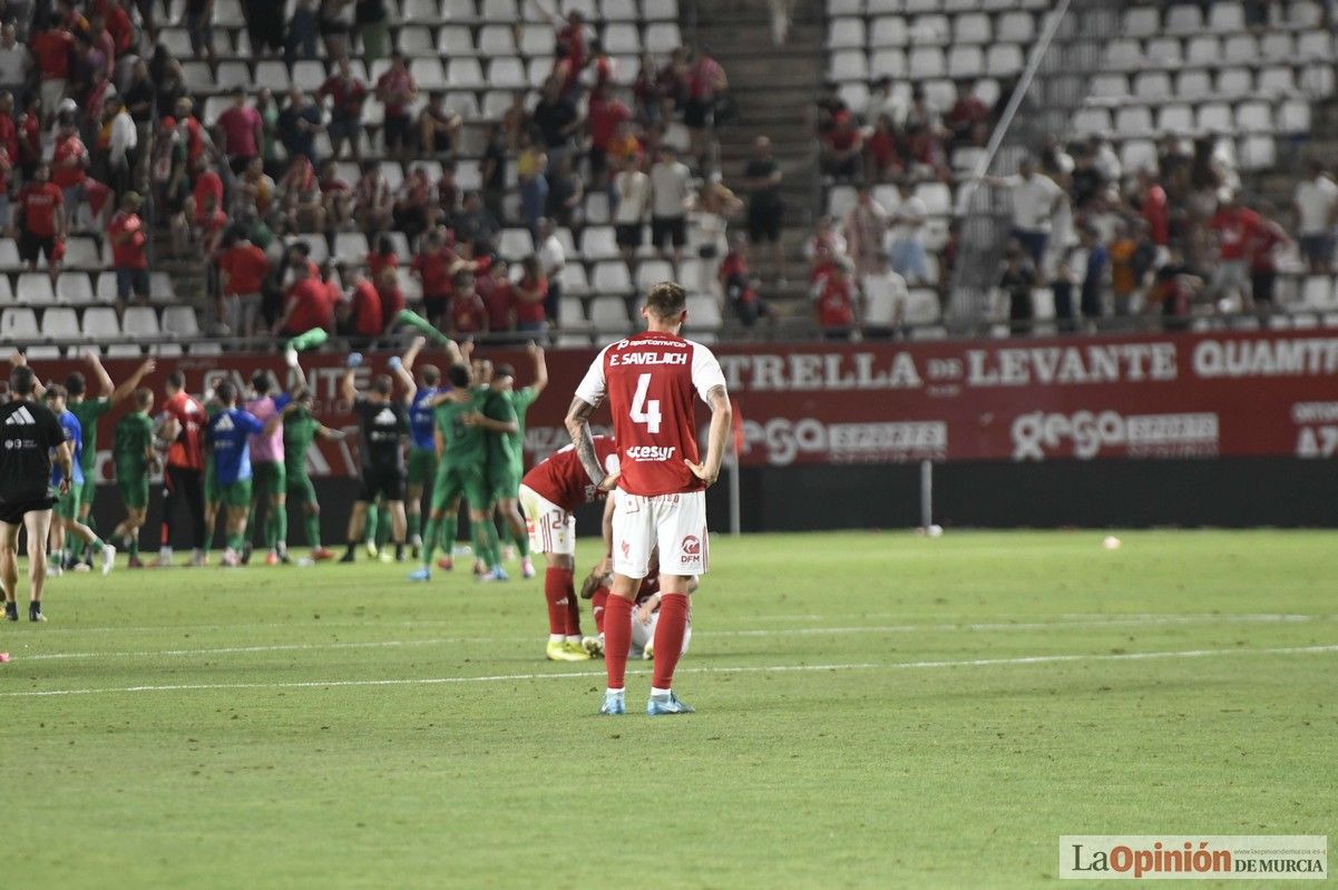 Así fue el encuentro del play off del Real Murcia y el Nástic en la lucha por el ascenso