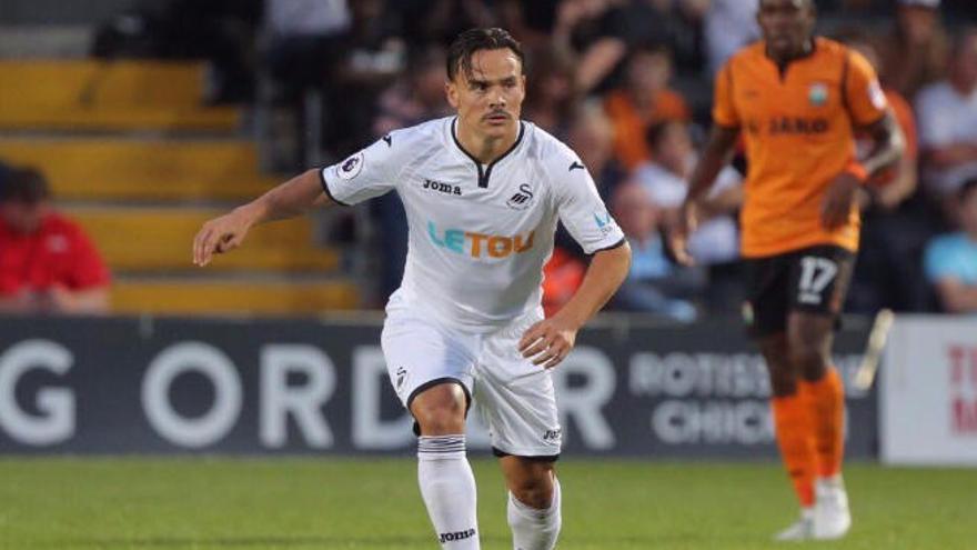 Roque debuta con el Swansea