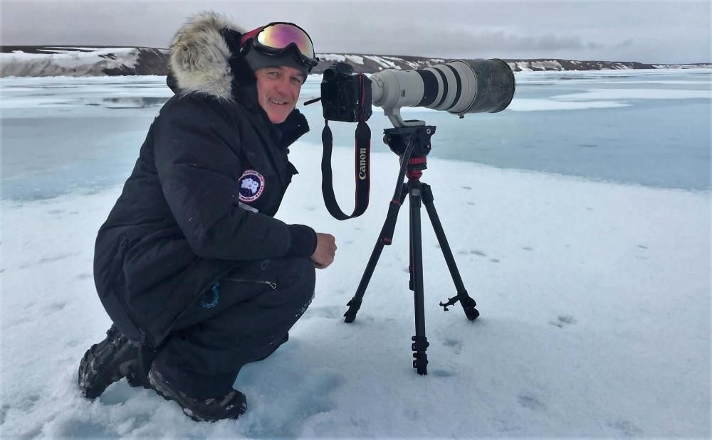 Manu San Felix, biólogo, fotógrafo y cámara submarino, afincado en las Pitiusas, lleva diez años integrado en el equipo de ''Pristine Seas''