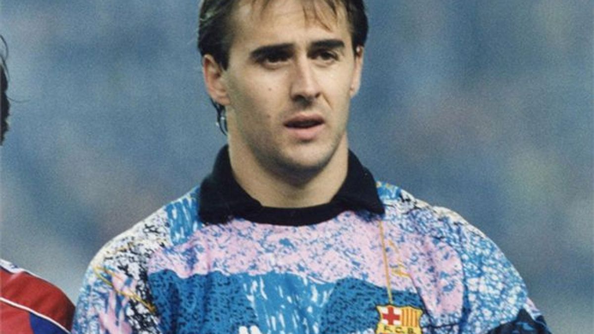 Lopetegui, durante su etapa en el Barça