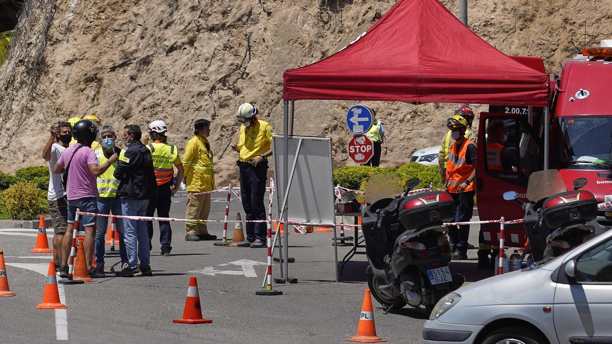 Incendi entre Lloret i Tossa