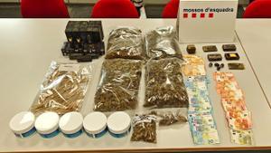 droga incautada en el club cannábico de cerdanyola