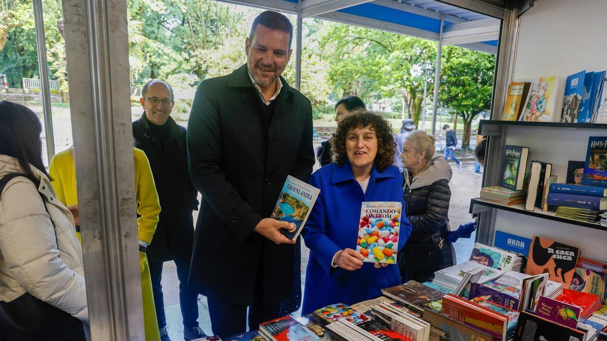 Inauguración de la feria del libro en Santiago