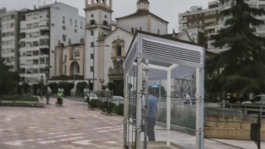 Un ascensor en la plaza de San Atón de Badajoz hará accesible el párking