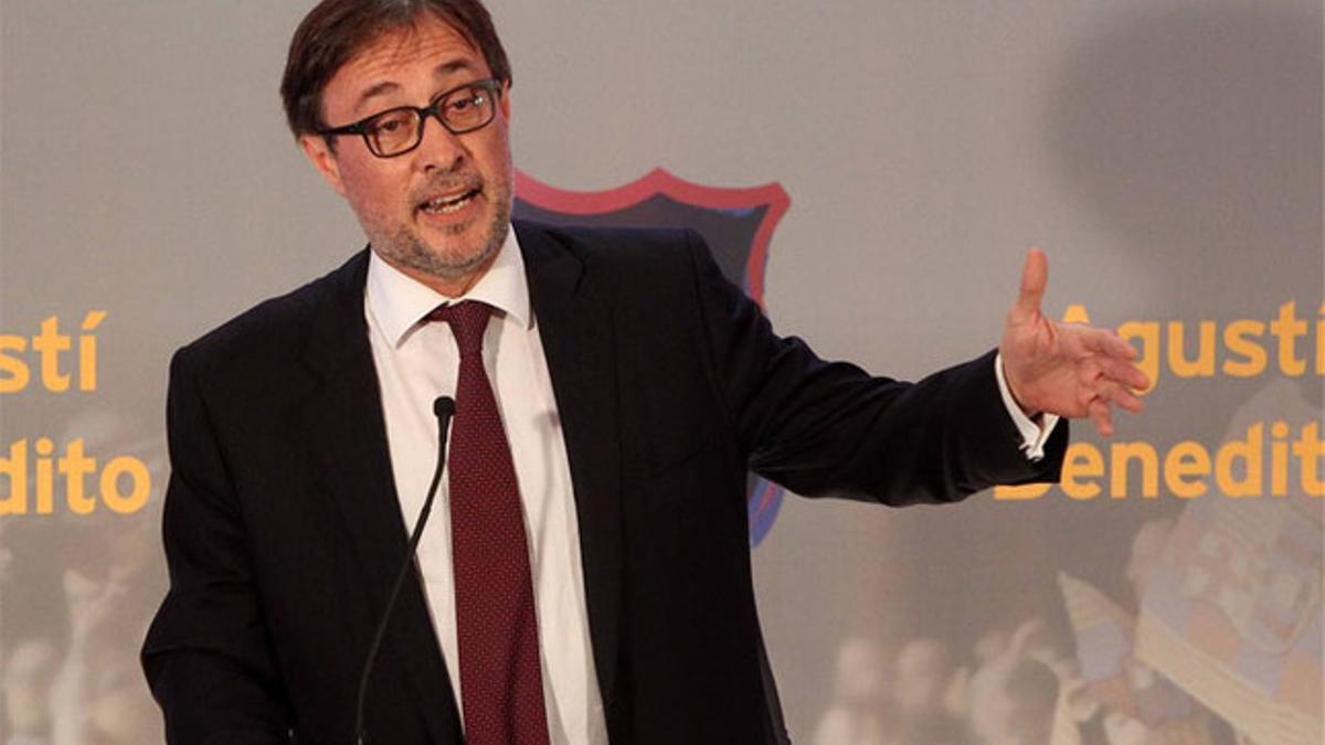 Agustí Benedito, candidato en las elecciones a la presidencia del FC Barcelona