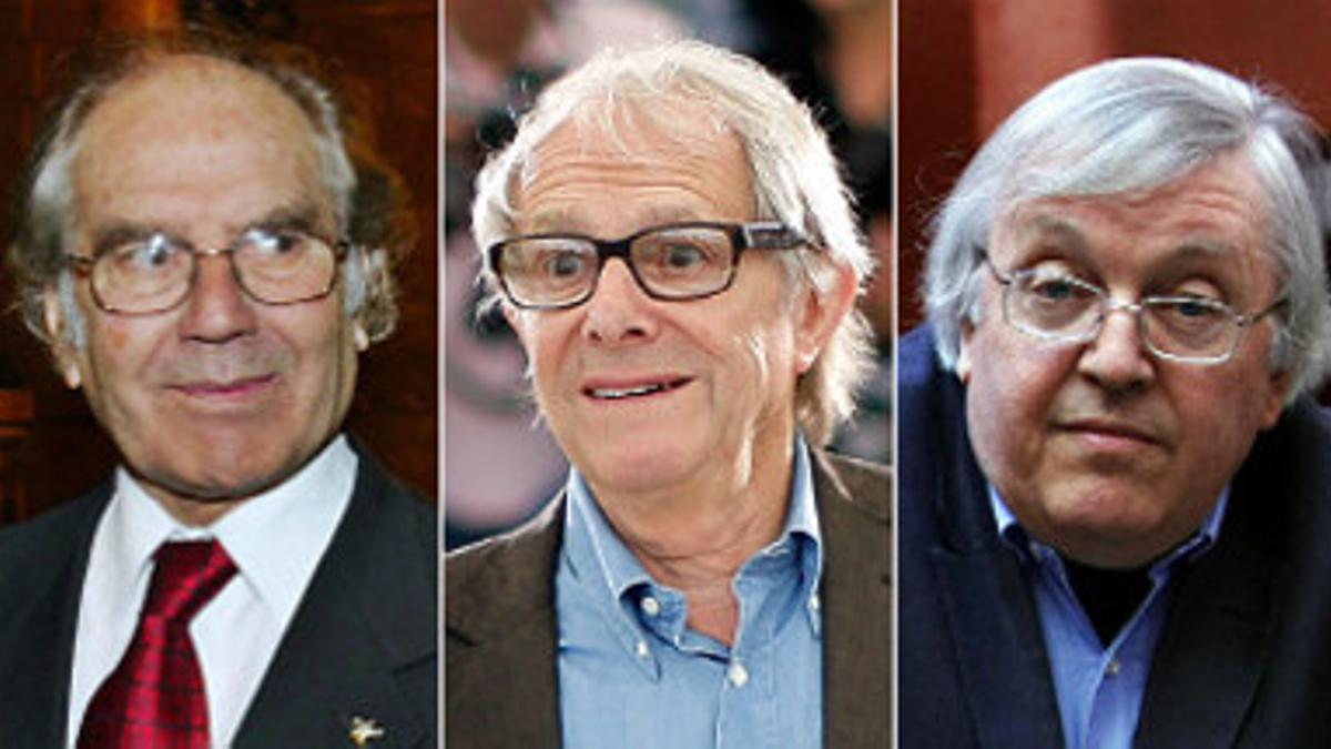 Desmond Tutu, Adolfo Pérez Esquivel, Ken Loach, Paul Preston y Harold Bloom.