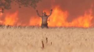 L’heroi que va fugir del foc de Zamora lluita per la seva vida