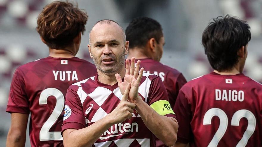 Un gol de Iniesta impulsa al Vissel Kobe hasta los cuartos de la Champions asiática (2-0)