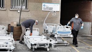 jdomenech52834009 barcelona 18 03 2020 tema coronavirus llegada de nuevas cama200404094315
