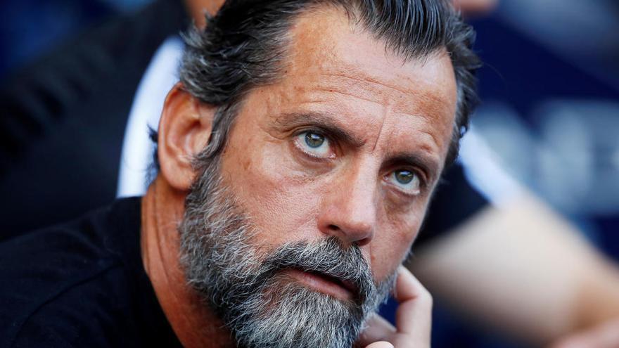 El técnico Quique Sánchez Flores.