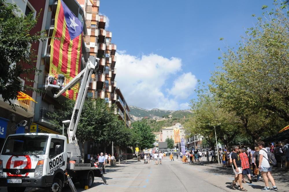 Macrogaleria de la Diada a Berga