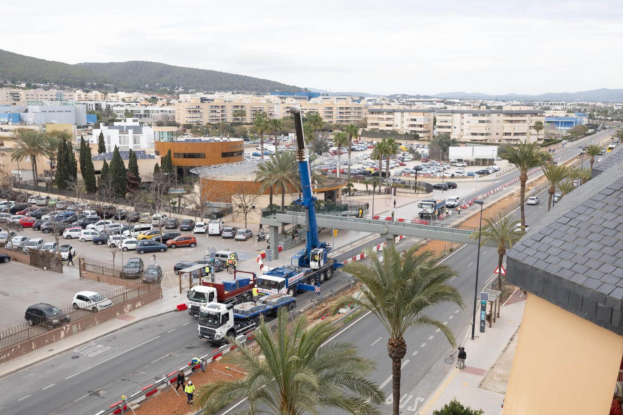 Galería: Así han sido los trabajos de reparación del puente de la E-10 de Ibiza